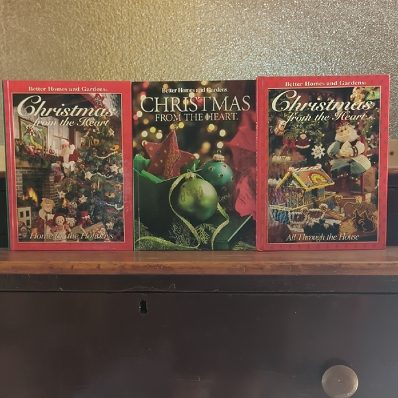 Better Homes And Garden Christmas From the Heart Book Set Of 3 - Picture 1 of 4